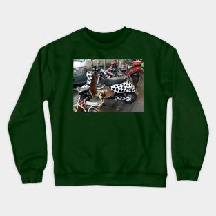 Cow scooter Crewneck Sweatshirt